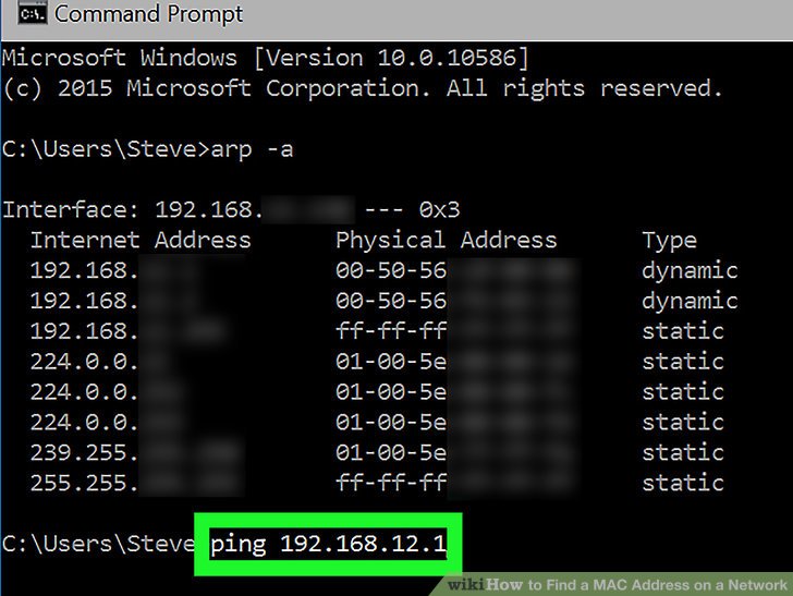 How To Find The Mac Address For The Internet Gateway